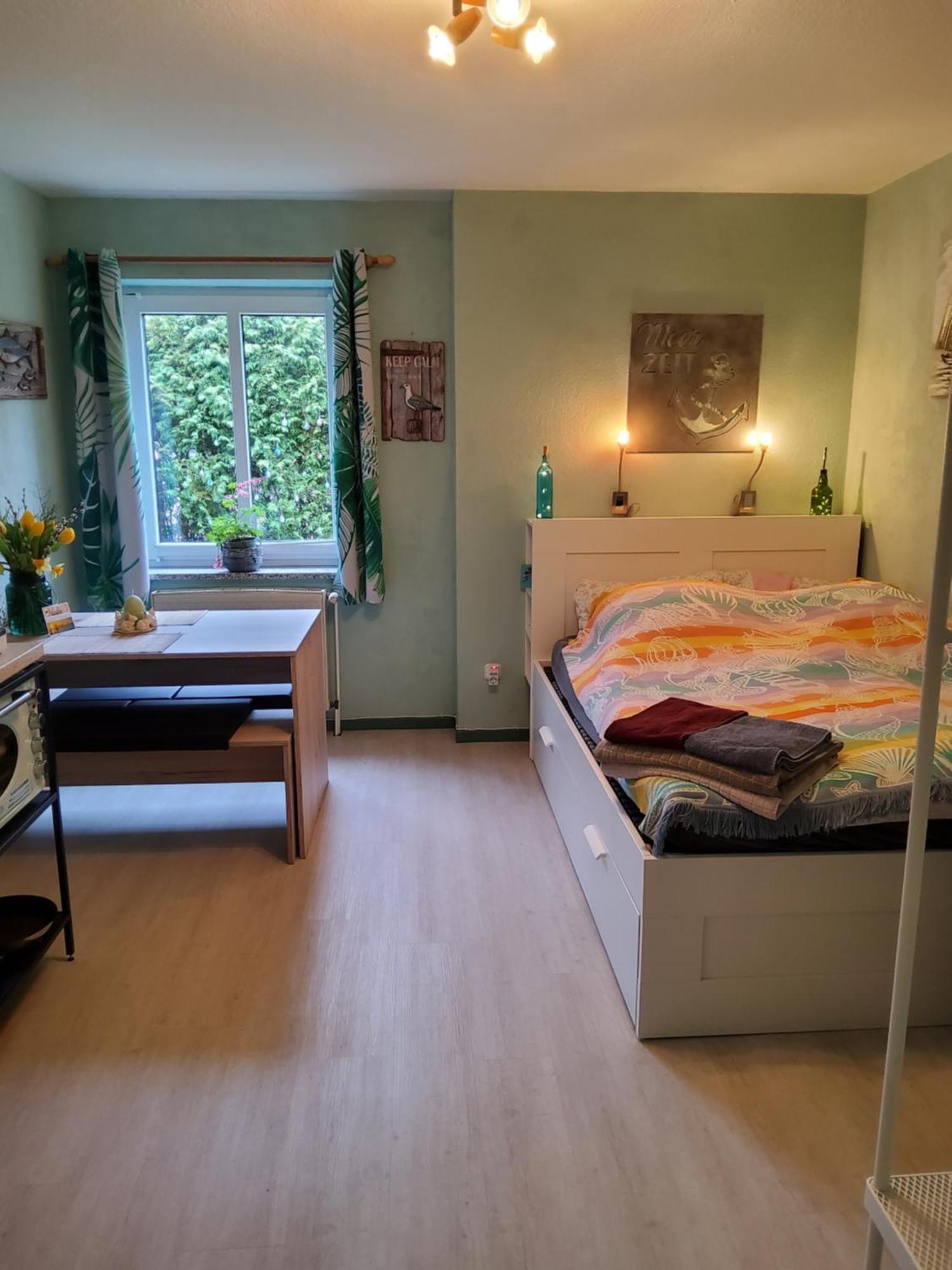 Studio-Apartment Mit Kleinem Gartenanteil Burg Extérieur photo