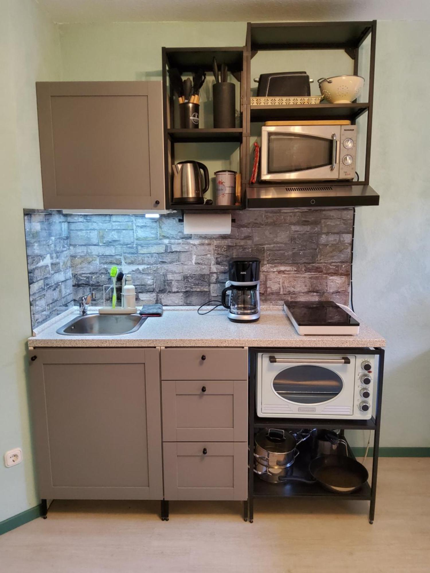 Studio-Apartment Mit Kleinem Gartenanteil Burg Extérieur photo