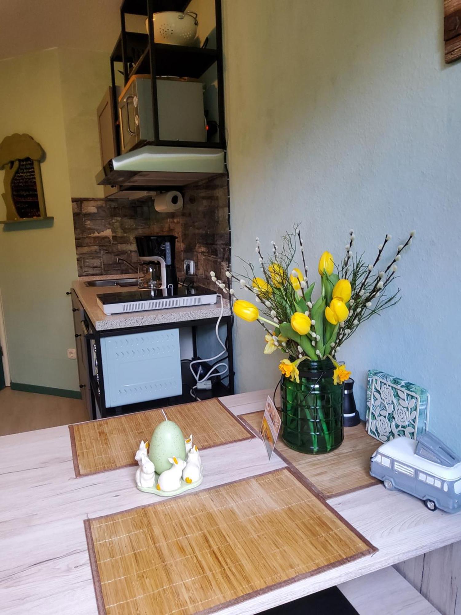 Studio-Apartment Mit Kleinem Gartenanteil Burg Extérieur photo